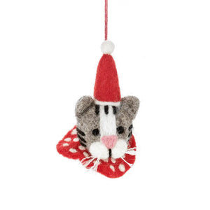 Christmas Cat Ornament