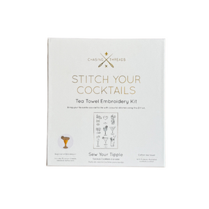 Stitch Your Own Cocktail Towel