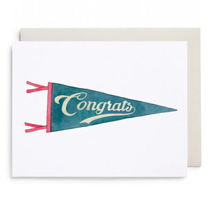Congrats Pennant Card