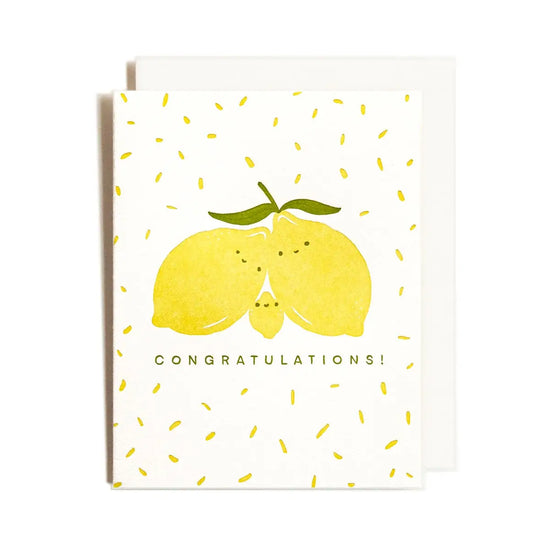 Congrats Lemons Baby Card