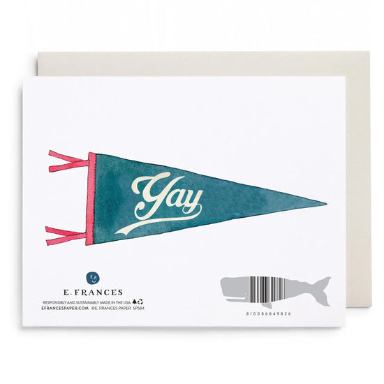 Congrats Pennant Card