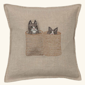 Basket Cats Pocket Pillow