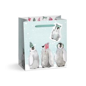 Cozy Penguins Gift Bag