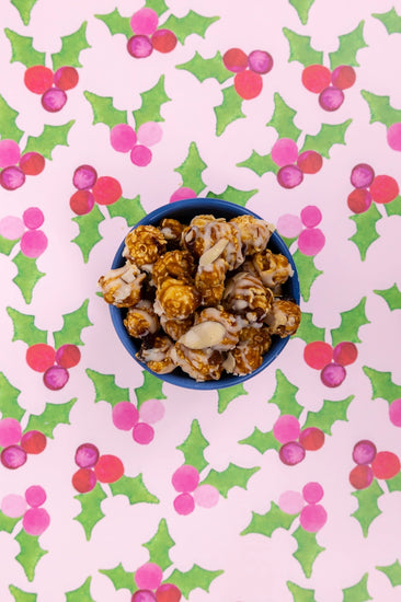 Cranberry Almond Holiday Popcorn
