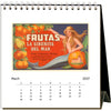2027 Crate Labels Desk Calendar