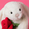 Cream Bunny with Rose Jellycat