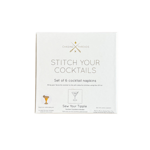 Stitch Your Own Cocktail Napkins