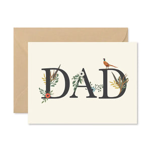 Dad Floral Card