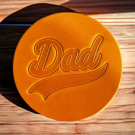 Dad Leather Coaster Set