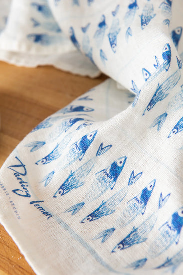 Sardines Dishtowel
