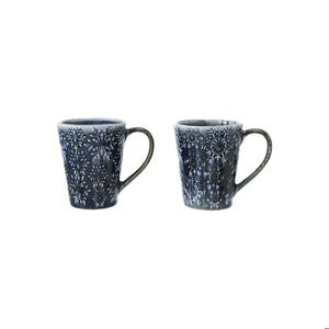 Snowflake Stoneware Mug