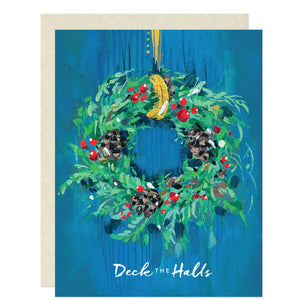 Deck the Halls Card