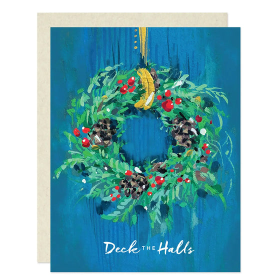 Deck the Halls Card
