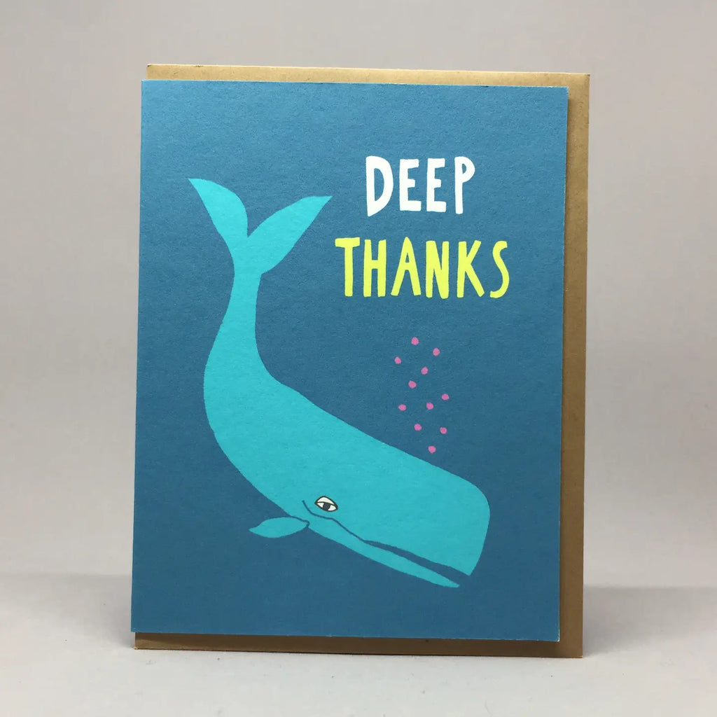 Deep Thanks Card – Red Barn Mercantile - Old Town Alexandria
