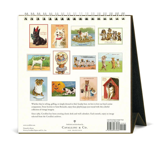 Dogs Desk Calendar