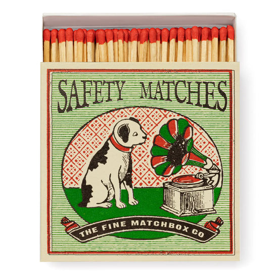 Dog & Gramaphone Matchbox