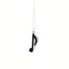 Black music note ornament