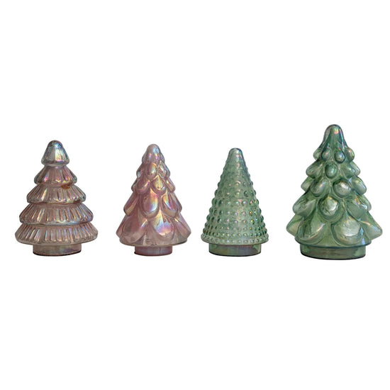 Embossed Mercury Glass Tree