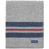 Navy + Red Cabin Wool Throw