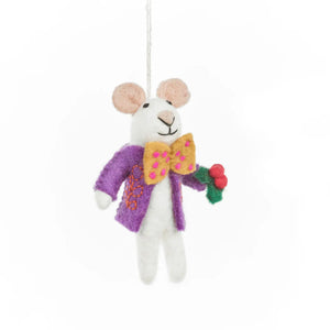 Whiskers Christmas Mouse Ornament