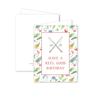 Festive Fishing Birthday Card