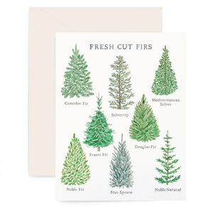 Festive Fresh Cut Firs Card