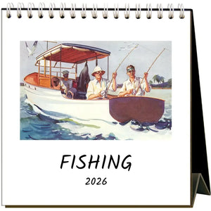 2026 Fishing Desk Calendar