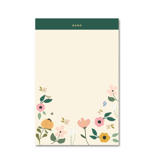 Floral Garden Memo Pad