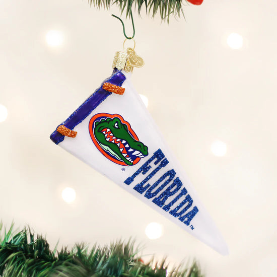 Univ of Florida Pennant Ornament