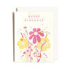 Flower Bunch Birthday Card