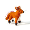 Felt Fox Ornament