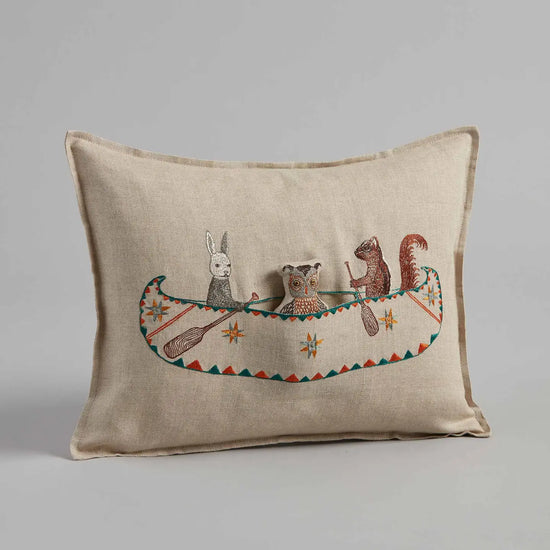 Friends Canoe Pocket Pillow