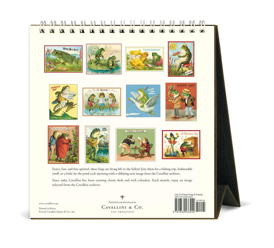 2027 Frogs & Friends Desk Calendar
