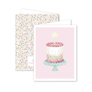 Funfetti Cake Card