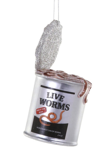 Fishing Worms Ornament