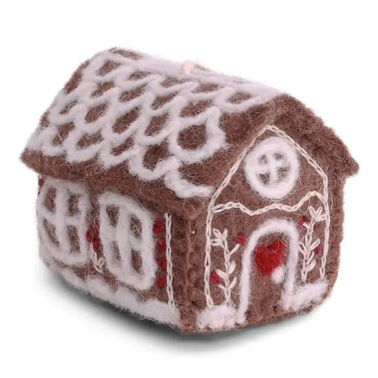 Embroidered Gingerbread House