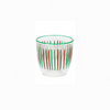 Red & Green Glass Tumbler