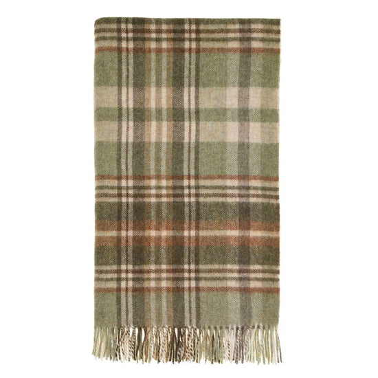 Glen Coe Wool Throw | Sage