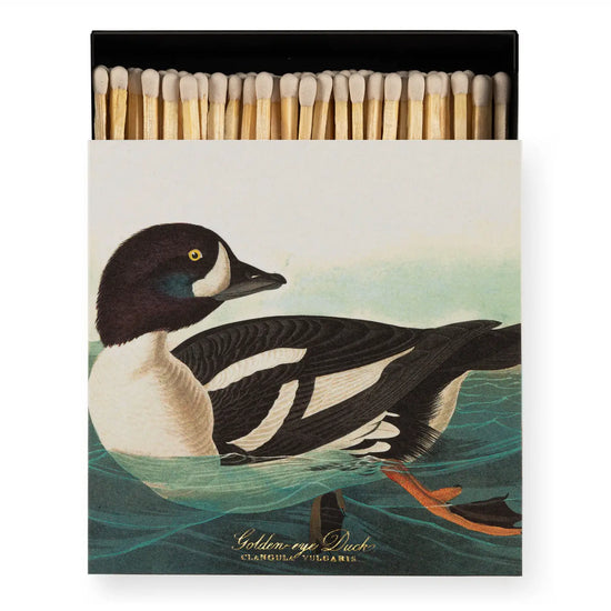Golden-Eye Duck Matchbox