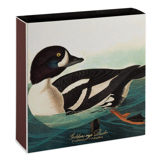 Golden-Eye Duck Matchbox