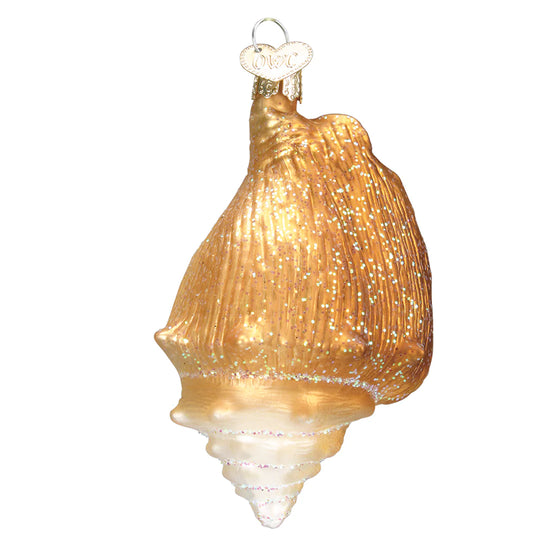 Golden Seashell Ornament