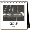 2026 Golf Desk Calendar