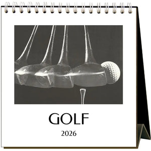 2026 Golf Desk Calendar