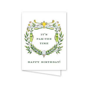 Golf Birthday Card