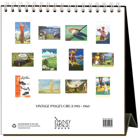 2025 Golf Desk Calendar