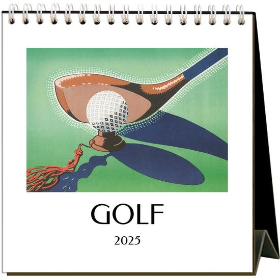 2025 Golf Desk Calendar