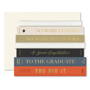 Graduation Books Card