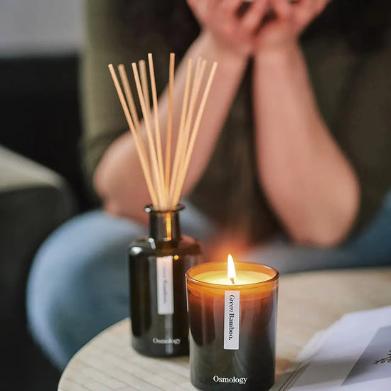 Osmology Green Bamboo Candle
