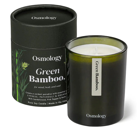 Osmology Green Bamboo Candle