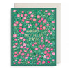 Green Petals Mother's Day Card